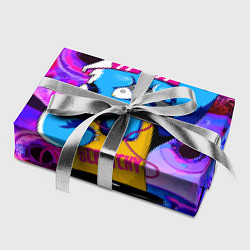 Бумага для упаковки DJ Scratchy in pink glasses, цвет: 3D-принт — фото 2