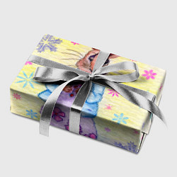 Бумага для упаковки Винтажный кролик, цвет: 3D-принт — фото 2