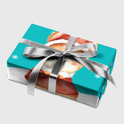 Бумага для упаковки Зайка в новогоднем костюме, цвет: 3D-принт — фото 2