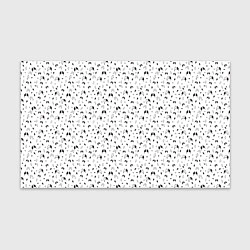 Бумага для упаковки Кошки черно-белый паттерн, цвет: 3D-принт