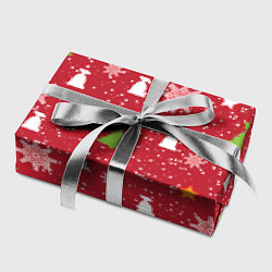 Бумага для упаковки Red new year, цвет: 3D-принт — фото 2