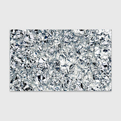 Бумага для упаковки Сверкающие кристаллы серебра, цвет: 3D-принт