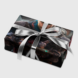 Бумага для упаковки Assassins Creed Eivor, цвет: 3D-принт — фото 2