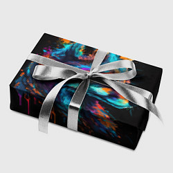 Бумага для упаковки Красочная лиса, цвет: 3D-принт — фото 2