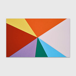 Бумага для упаковки Разноцветные пересекающиеся треугольники