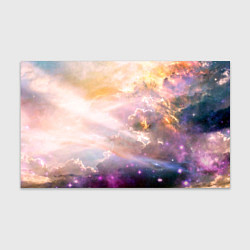 Бумага для упаковки Аморфное абстрактное космическое красочное небо, цвет: 3D-принт