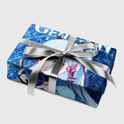 Бумага для упаковки Аяка на фоне расколотого льда, цвет: 3D-принт — фото 2