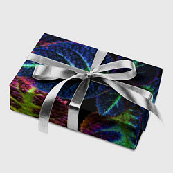 Бумага для упаковки Неоновые листья растений, цвет: 3D-принт — фото 2
