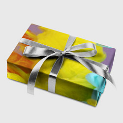 Бумага для упаковки Абстрактные разноцветные объёмные дымы, цвет: 3D-принт — фото 2