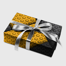 Бумага для упаковки Желтая текстурная линия, цвет: 3D-принт — фото 2