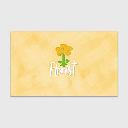 Бумага для упаковки Florist with a flower