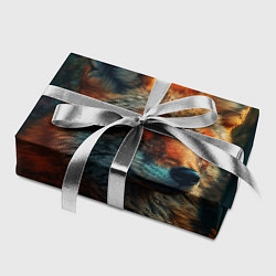 Бумага для упаковки Лис в цветах, цвет: 3D-принт — фото 2