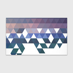 Бумага для упаковки Абстрактные разноцветные треугольники в паттерне