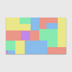 Бумага для упаковки Разноцветные квадраты и прямоугольники, цвет: 3D-принт