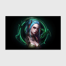 Бумага для упаковки Jinx art Arcane League of Legends, цвет: 3D-принт