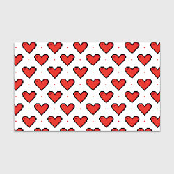 Бумага для упаковки Pixel heart