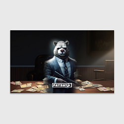 Бумага для упаковки Payday3 bear, цвет: 3D-принт