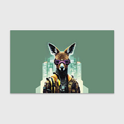 Бумага для упаковки Cool kangaroo - cyberpunk