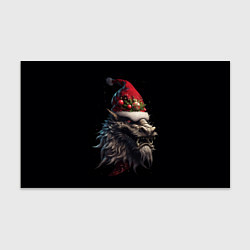 Бумага для упаковки Дракон в шапке Санта Клауса: арт нейросети