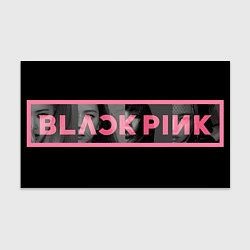 Бумага для упаковки Логотип Blackpink с фото участниц, цвет: 3D-принт