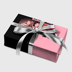 Бумага для упаковки Черно-розовый градиент Black Pink, цвет: 3D-принт — фото 2