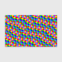 Бумага для упаковки Разноцветные искривленные маленькие квадраты