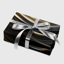 Бумага для упаковки Чёрно-золотой градиент, цвет: 3D-принт — фото 2