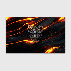 Бумага для упаковки Baldurs Gate 3 logo gold