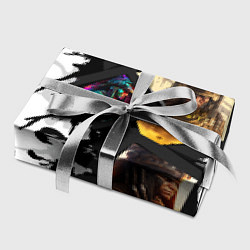 Бумага для упаковки Вождь Апачи, цвет: 3D-принт — фото 2