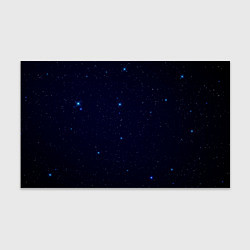 Бумага для упаковки Тёмный космос и синие звёзды