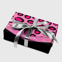Бумага для упаковки Розовый леопард и блестки принт, цвет: 3D-принт — фото 2