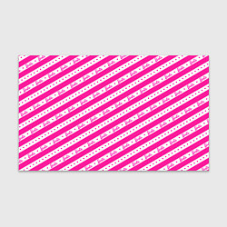 Бумага для упаковки Барби и розовые полосы