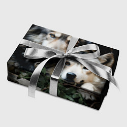 Бумага для упаковки Волчица с маленьким волчонком, цвет: 3D-принт — фото 2