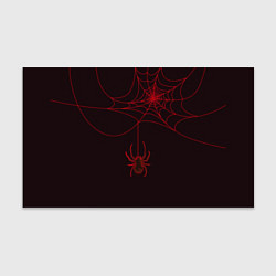 Бумага для упаковки Красная паутина, цвет: 3D-принт