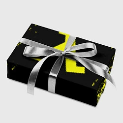 Бумага для упаковки Half life game yellow color, цвет: 3D-принт — фото 2