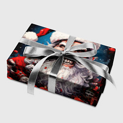 Бумага для упаковки Страшный Санта Клаус, цвет: 3D-принт — фото 2