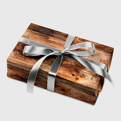 Бумага для упаковки Старая деревянная обшивка, цвет: 3D-принт — фото 2