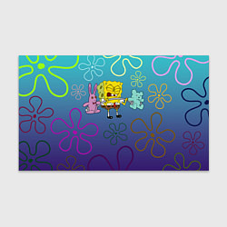 Бумага для упаковки Spongebob workout