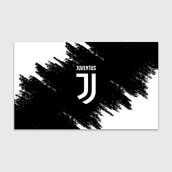 Бумага для упаковки Juventus спорт краски черно белый