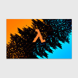 Бумага для упаковки Half Life logo краски