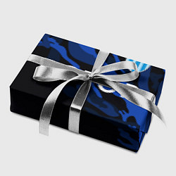 Бумага для упаковки Ротор Волгоград - синий и черный, цвет: 3D-принт — фото 2