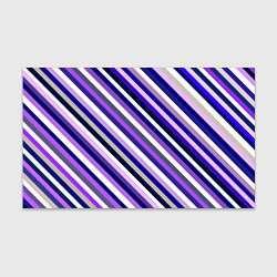 Бумага для упаковки Полосы фиолетовые диагональ, цвет: 3D-принт