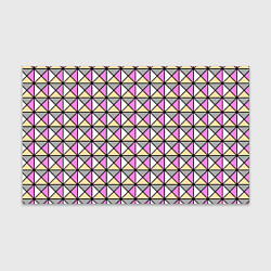 Бумага для упаковки Геометрический треугольники бело-серо-розовый