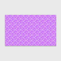 Бумага для упаковки Сиреневый паттерн цветы