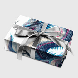Бумага для упаковки Японский акварельный дракон - ирезуми, цвет: 3D-принт — фото 2