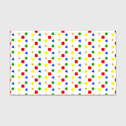 Бумага для упаковки Разноцветные геометрические фигурки, цвет: 3D-принт