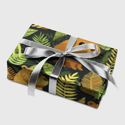 Бумага для упаковки Капибары - лесной маскировочный камуфляж, цвет: 3D-принт — фото 2