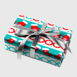 Бумага для упаковки Рождество паттерн, цвет: 3D-принт — фото 2