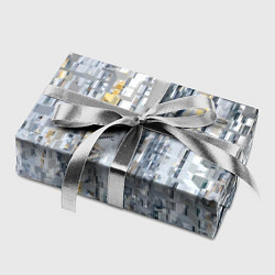Бумага для упаковки Серебряные блоки, цвет: 3D-принт — фото 2