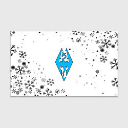 Бумага для упаковки Skyrim logo winter